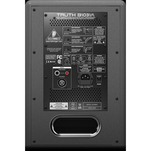 Behringer b1031a monitor de estudio de referencia activo de 2 vías de alta resolución con 8