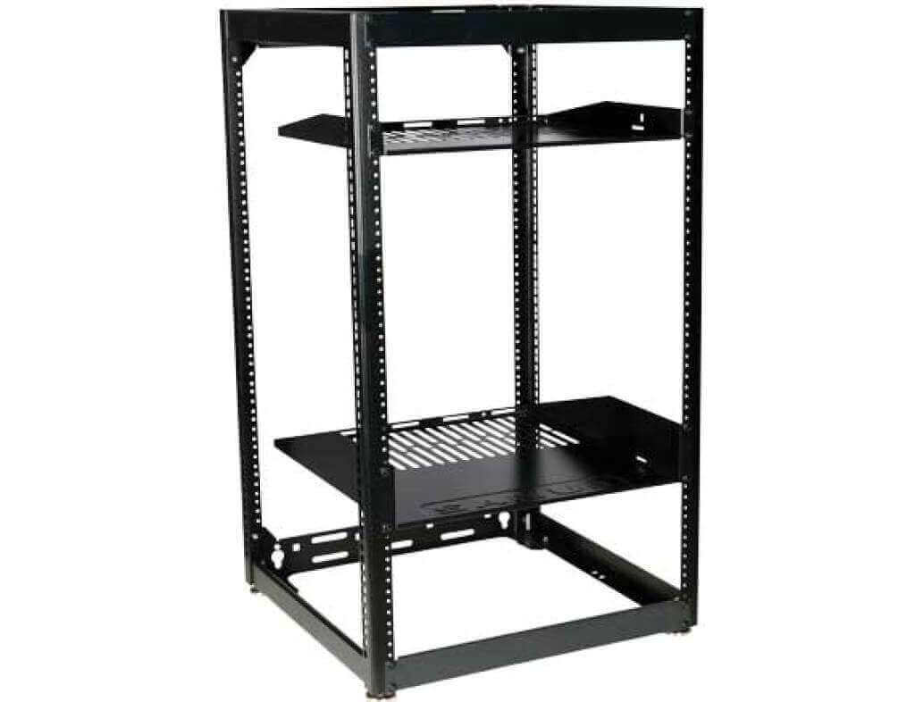 Sanus racks Sanus cfr1620-B1 racks tipo esqueleto 20u soporta hasta 227kg de equipo a/v.