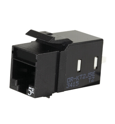 Ortronics kt2j5e jack techchoice 2 keystone cat5e variedad de colores
