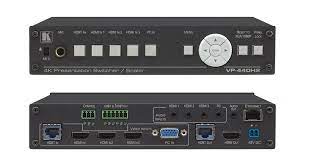 Kramer vp-440h2 conmutador/escalador de presentación compacto de 5 entradas 4k60 4:4:4 con salidas