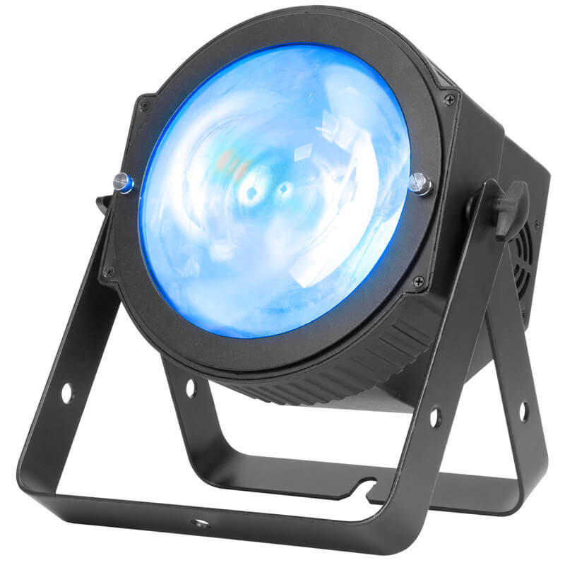 Adj dotz par 100 luminaria tipo par con 1 cob led rgb de 100w