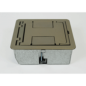 Wiremold Caf3 Caja De Acero Estampado De 3 Gangs