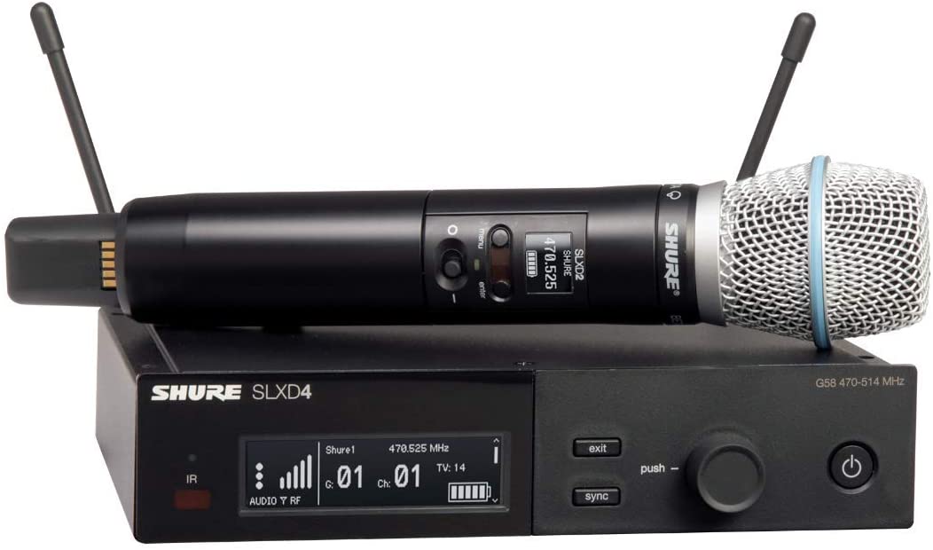 Shure Slxd24/b87a Sistema Inalámbrico Con Transmisor De Mano Beta 87a
